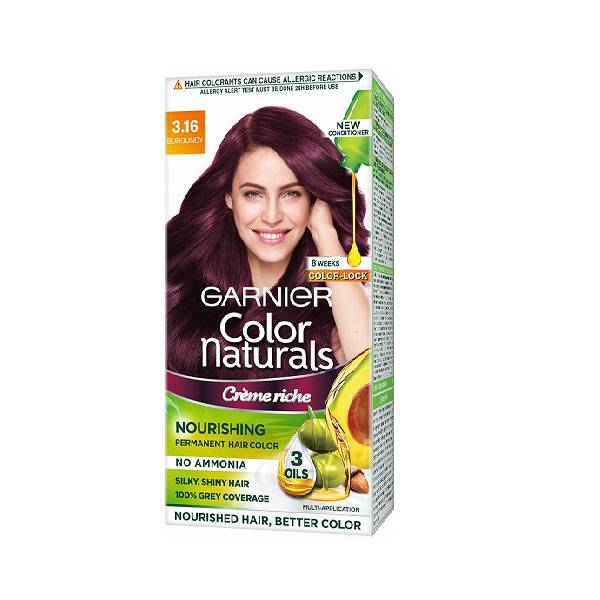 Garnier Color Naturals 3.16 Burgundy Hair Colour